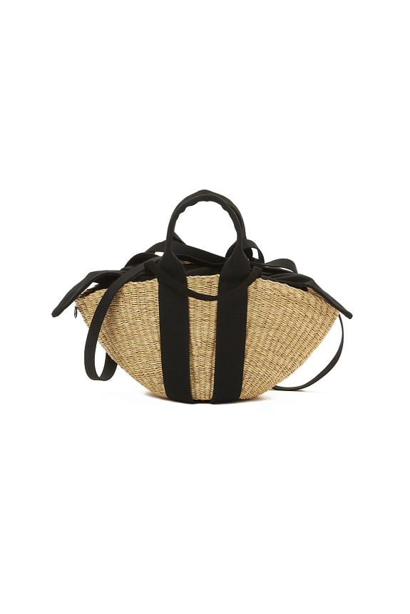 MUUN Mini Sophie Black Handle Black Pouch